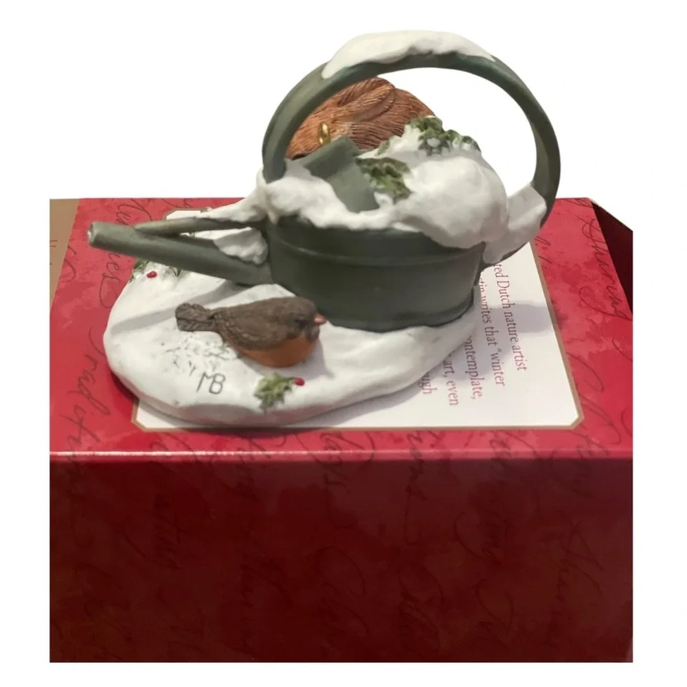 Hallmark Keepsake Ornament Snowy Garden Natures Sketchbook Marjolein Bastin 2000